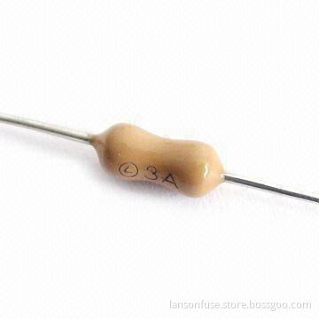 Ceramic Fuse with Time Lag, 100mA to 6.3A Current and 125 to 250V Voltages, Measures 3 x 7mm